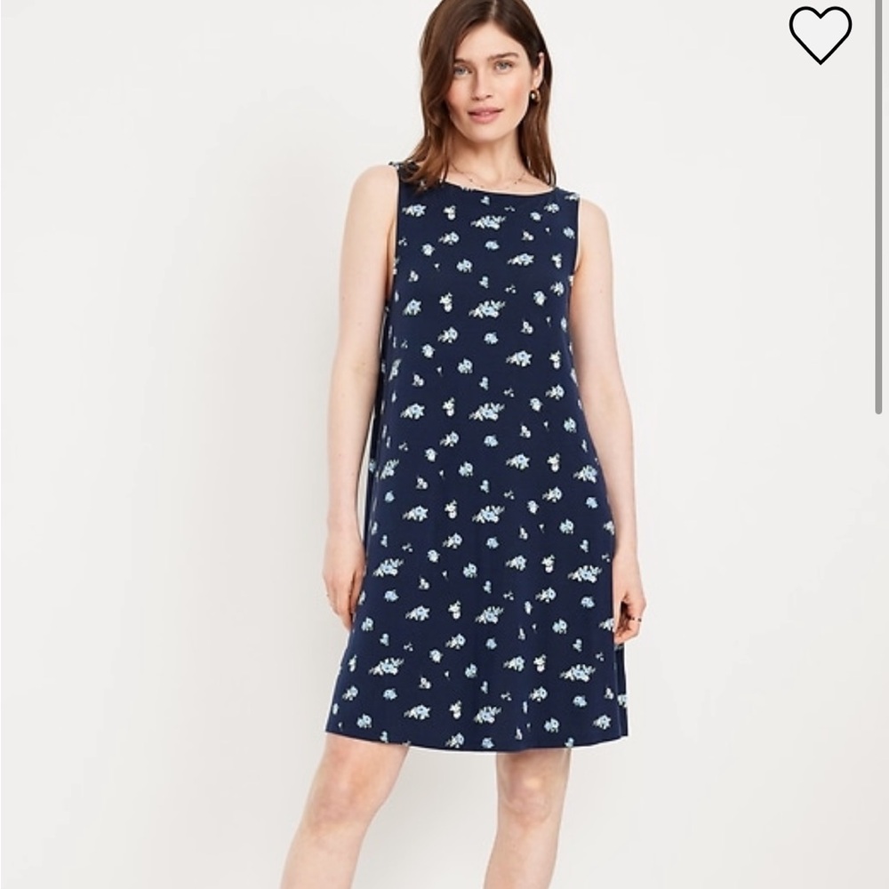 Old Navy Sleeveless Mini Swing Dress M Tall NWT